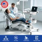 Medical Trolley Cart With Laptop Tray   Oral Scanner Holder  Height Adjustable