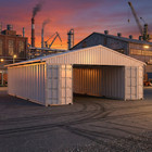 40 x36 x13  Shipping Container Shelter heavy Duty Galvanized Steel no Container 