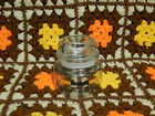 Budget Rental Car Co  Glass Candy Dish W  Lid   Chevrolet Caprice Sedan Promo