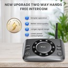 Wuloo S600-p4 Wireless Intercom System 4 Pack Hands-free Full Duplex 1 Mile