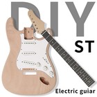 Diy 6 String St Style Electric Guitar Kits With Mahogany Body And Maple Neck