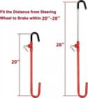 The Club Pedal To Steering Wheel Lock Vehicle Anti-theft Device Fits Most Cars