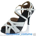 Ladies Party Ballroom Latin Tango Samba Salsa Dance Heel Shoes Sandals Us5-9 New