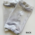 Pro Grade  Wrestling Kneepad Covers Set Solid Silver Gear Brand New Knee Pads