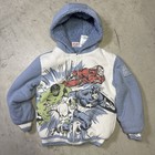 Marvel Superhero s Kids Plush Hoodie Blue Size 2t
