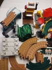 Huge Geo Trax Lot - Trains Cars Buildings Tracks Accessories   More 125 Pieces