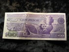 Old World Currency Note Mexico 100 Pesos 1982 P74 Carranza