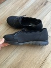 New Skechers Sz 8 5 Wide Fit Air Cooled Memory Foam Slip On Shoes Black Women