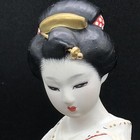 Vtg Hakata Doll Japanese Geisha In Kimono W Sensu Fan Decorative Figurine  read 