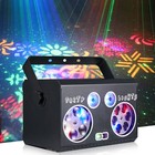 Dj Disco Party Lights Rgb Led Stage Strobe Light Laser Projector Show Lighting