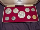 1966 Bahamas 9 Coin Set Silver Royal Mint Ogp Uncirculated  925 Fine