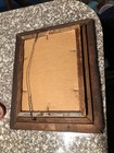 Antique 19th Century Wood Frame W military Print