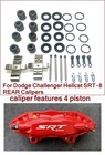 Fa012d For Hellcat Srt8 Rear Brake Caliper Repair Kit With Piston Hardware