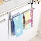 Over Cabinet Door Towel Rack Bar Hook Kitchen Storage Bathroom Shelf Holder