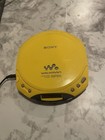Sony D-e220 Yellow Walkman Portable Compact Disc Player Esp Max  tested Read Des