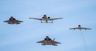 Usaf Heritage Flight Demo Team-f-16- F-22 -f-35- A-10 -original-color-vel Patch