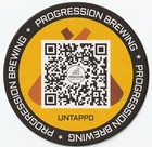 Progression Brewing Co Beer Coaster Northampton Ma