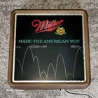 Vtg 80 s Miller Beer Bouncing Ball Motion Light Sign Made The American Way Flaws