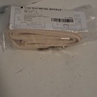 Mckesson Gait Belt  60 Inch  White  Heavy Duty  Metal Buckle  1 Belt