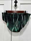 Speedo Endurance  Swim Briefs Green Black Pattern Size 36 Competitive Swimming