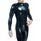 Latex Catsuit Without Socks Handmade Bodysuit Rubber Jumpsuit Club Wear Costumes