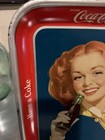 Coca Cola Tray 1948  Have A Coke  Vintage Antique Red Hair - 1st Edition