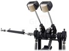 Deluxe Double Kick Drum Pedal For Bass Drum By Griffin   Twin Set Foot Pedal