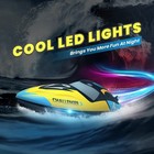 Deerc 2 4ghz Rc Boat With Led Lights And Anti Capsize Design
