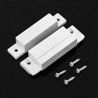 Wired Surface Mounted Nc Magnetic Door Window Contact Sensor Alarm Switch 5 Pack