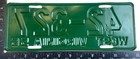Vintage West Virginia 1956 Repaint Auto License Plate 42-327 Garage Wall Decor