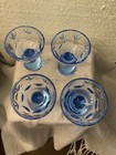4 Rare Vintage Kristall Neubert Shot Glasses