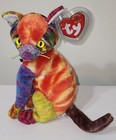 Ty Beanie Baby - Kaleidoscope The Cat 6  New Mwmts Plush Stuffed Animal Toy