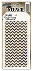Tim Holtz Mixed Media Shifters Layering Stencils Scallop   Chevron Pattern Set