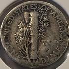 1944 D  Mercury Dime 90  Silver   free Shipping  