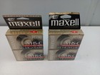 Maxell Tc-30 Vhs-c Hgx-gold Camcorder Video Cassette Two 2-pack  4 Tapes  New