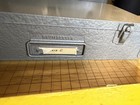 Vintage 1954 Brumberger Metal 35mm Slide Storage Case Box   2x2 Steel Binder Lot