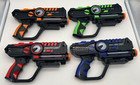Armogear Laser Tag Guns Set Of 4 Rechargeable 