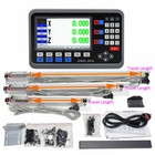 Dro 2 3 Axis Lcd Digital Readout 1um 5um Linear Scales For Bridgeport Mill Lathe