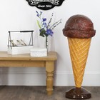 Chocolate Ice Cream Cone Shop Sign 3 Ft Standing Display