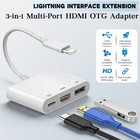 Mfi Lightning To Hdmi Adapter 1080p Iphone 8-14 Ipad Tv Hdtv Projector Monitor