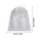 50pcs Shoe Dust Bags Anti Yellowing Non-woven Dust-proof Bag With Drawstring