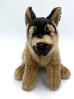 Animal Alley German Shepherd Dog Stuffed Plush 10  Black Brown Toysrus 2017 Core