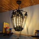 Industrial Chandelier Vintage Pendant Lamp Steampunk Loft Ceiling Light Fixture