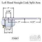 Truth Ellipse Split Arm Operator  4-1 2  Straight Link  Left Hand