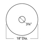 Outwater 18  X 1-1 2  Floral Polyurethane Ceiling Medallion  single Pack 