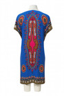 Women   s African Dashiki Kaftan Maxi Dress Multicolor One Size Boho Ethnic