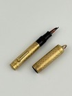 Miniature Antique Gold Filled Lever Filler Fountain Pen With 14kt Nib