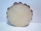 Vintage 10  Mexico Wood Tambourine Double 26 Jingles Free Shipping