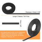 Magnetic Strip 16 4 Feet X 3 8  Width X 1 16  Thick Magnetic Tape Stickers