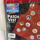 Boy Scouts Of America Cub Scouts  Extra Patch Vest Red Sizeyl 100  Acrylic  New 